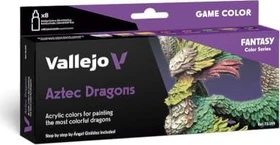 Vallejo Game Color Fantasy Color Series Aztec Dragons Farbset, 8-tlg.