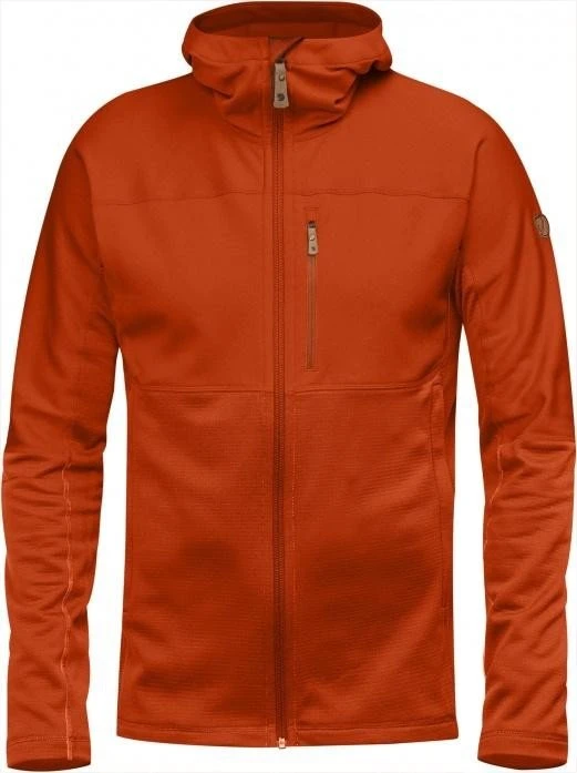 Fjällräven Abisko Trail Fleece Jacke flame orange (Herren)