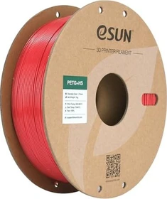 eSUN ePETG+HS, Solid Red, Spule, 1.75mm, 1.00kg