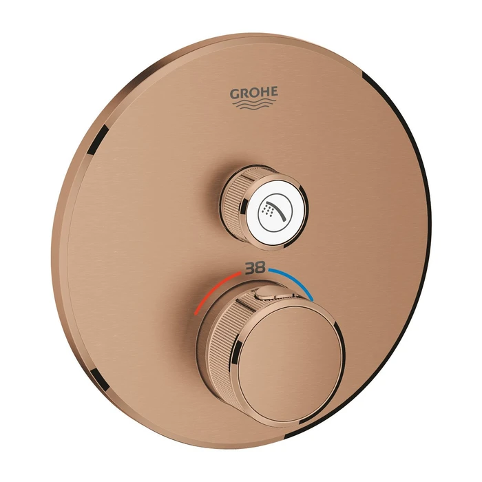 Grohe Grohtherm SmartControl Thermostat mit 1 Ventil warm sunset gebürstet