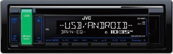 JVC KD-R481 schwarz/blau