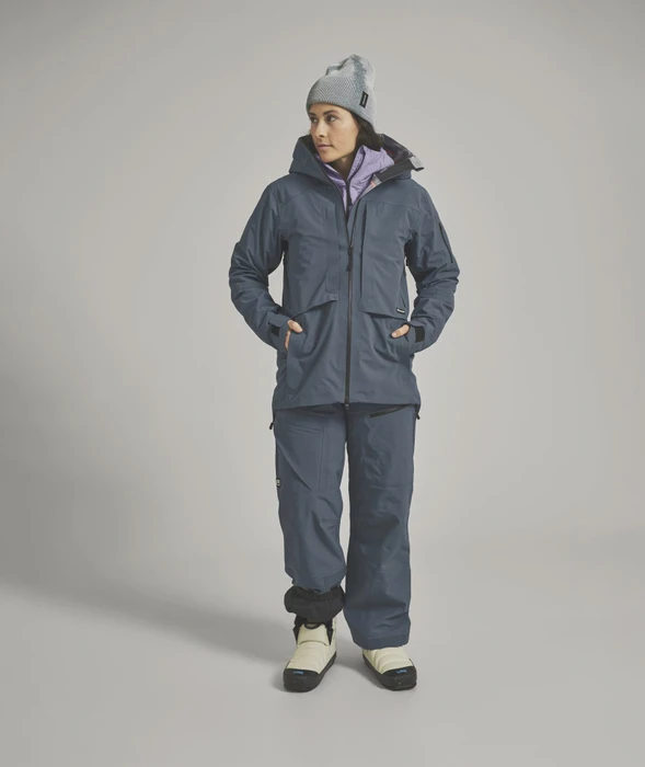 Ortovox Ravine Plus 3L Bib Skihose lang dark arctic grey (Damen)