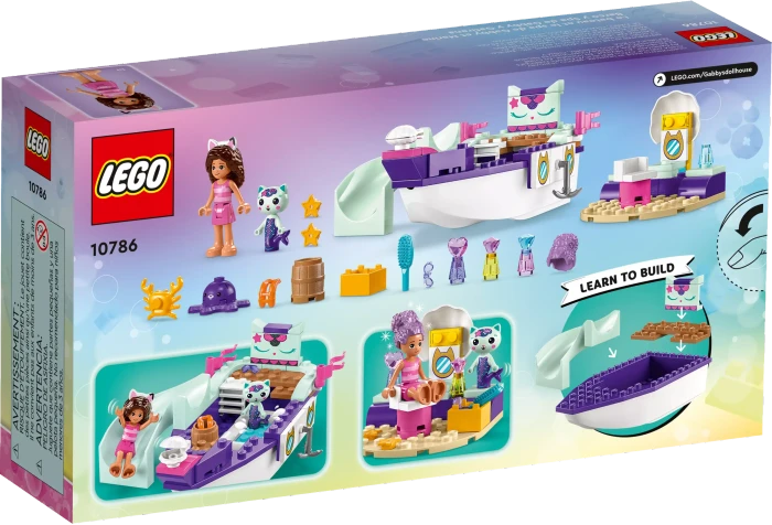 LEGO Gabbys Puppenhaus - Gabbys und Meerkätzchens Schiff und Spa