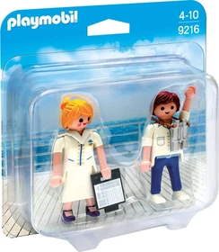 playmobil Family Fun Duo Pack Stewardess und Offizier