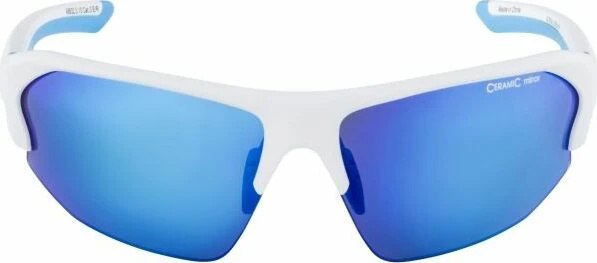 Alpina Lyron HR white matt-cyan/ceramic mirror blue