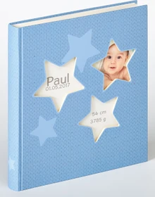 Walther Design Buch Fotoalbum Baby Estrella 31x28 blau