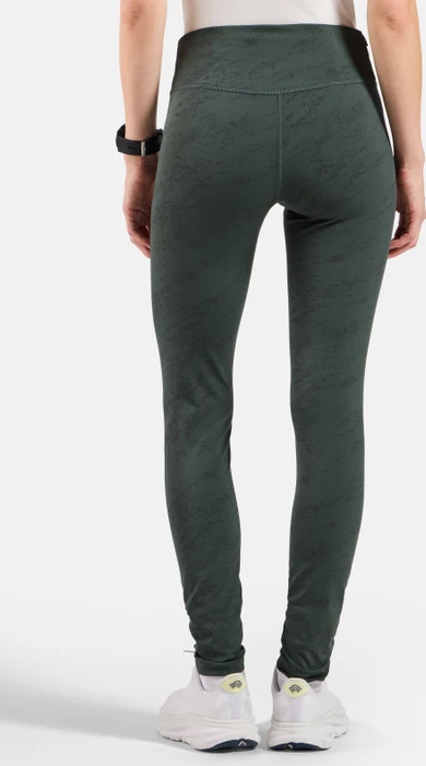 Odlo Zeroweight Reflect Print Tights Laufhose lang urban chic (Damen)
