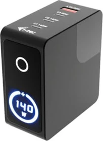 i-tec 140W Intelligent Multiport USB Charger schwarz