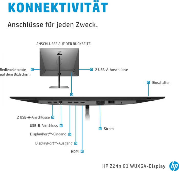 HP Z24n G3, 24"