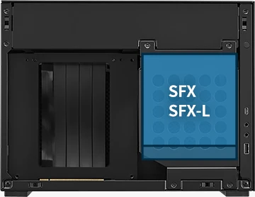 Lian Li DAN Cases A4-H2O, PCIe 4.0, silber, Mini-ITX