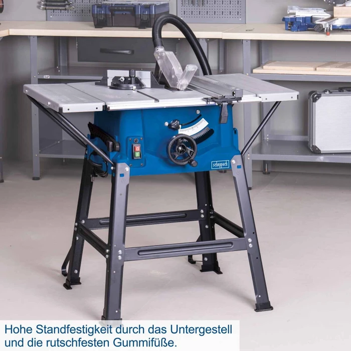 Scheppach HS100S Elektro-Tischkreissäge inkl. Untergestell