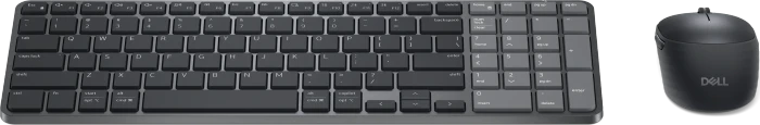 Dell KM746 Pro 7 Rechargeable Compact Keyboard and Mouse, schwarz, USB/Bluetooth, DE
