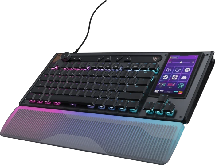 Turtle Beach Command Series KB7 TKL, schwarz, LEDs RGB, Low-Profile TITAN Hall-Effect, USB, DE