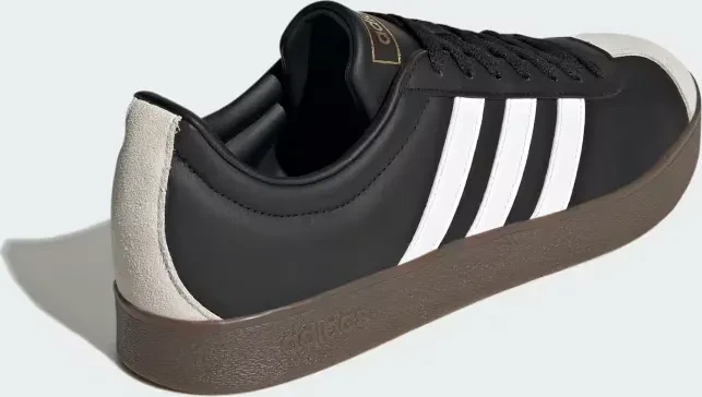 adidas VL Court 2.0 core black/cloud white/gum (Herren)