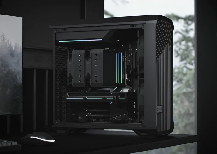 Fractal Design Torrent Compact White RGB TG Light Tint, Glasfenster