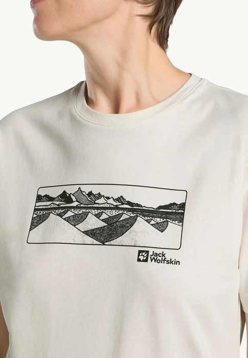 Jack Wolfskin Cordillera T-Shirt kurzarm cotton white (Damen)