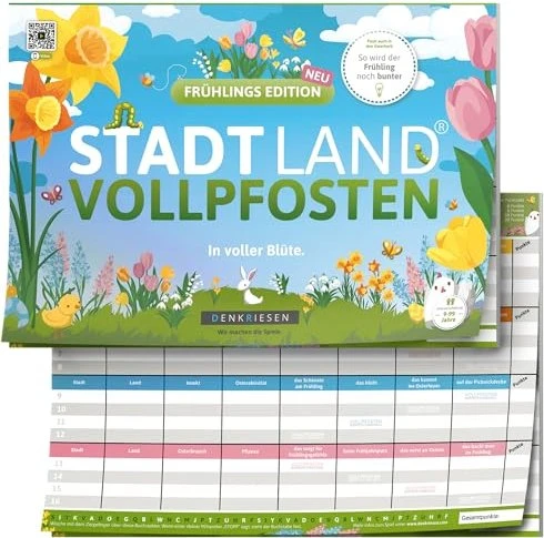 Stadt Land Vollpfosten - Frühlings Edition