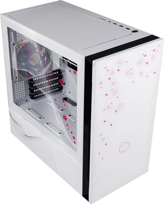 Cooler Master Silencio S400 Sakura Limited Edition, Glasfenster, schallgedämmt