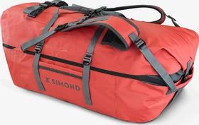Decathlon Trekking Duffel 900 Extend 80 Sporttasche rot/grau