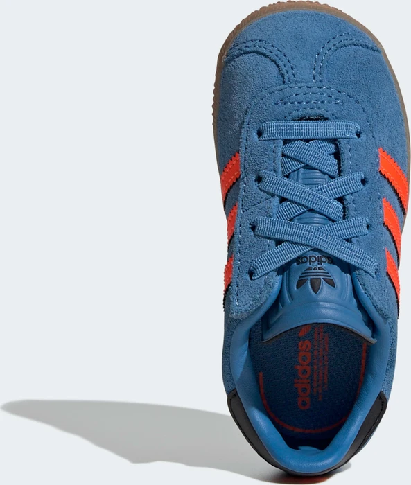 adidas Gazelle Comfort Closure Elastic Laces focus blue/solar orange/core black (Junior)