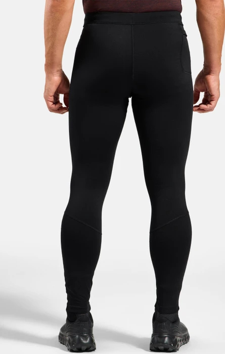 Odlo Essentials Warm Tights Laufhose lang schwarz (Herren)