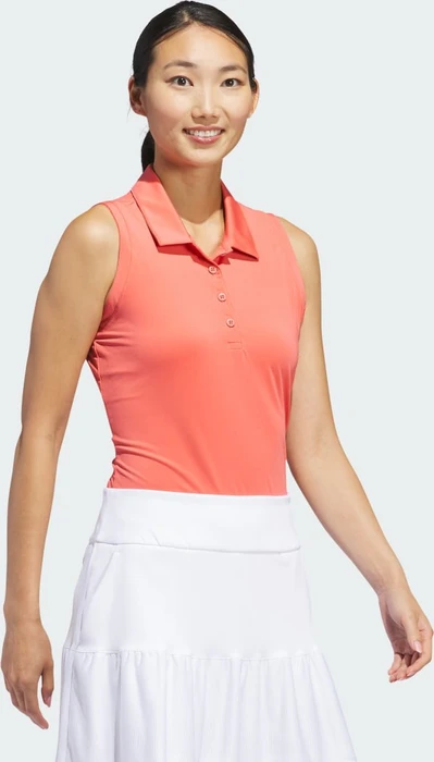 adidas Women's Ultimate365 Solid Poloshirt ärmellos preloved scarlet (Damen)