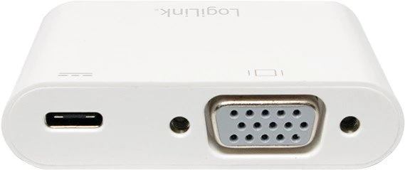 LogiLink USB-C-VGA-Adapter, weiß