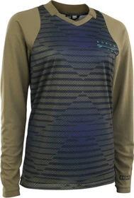 ION MTB Scrub Trikot langarm dark mud (Damen)