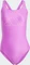 adidas Big Bars Badeanzug purple burst (Damen) Vorschaubild