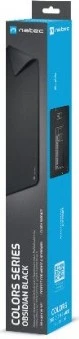 Natec Colors Series Mouse Pad Obsidian Black, 800x400mm, schwarz