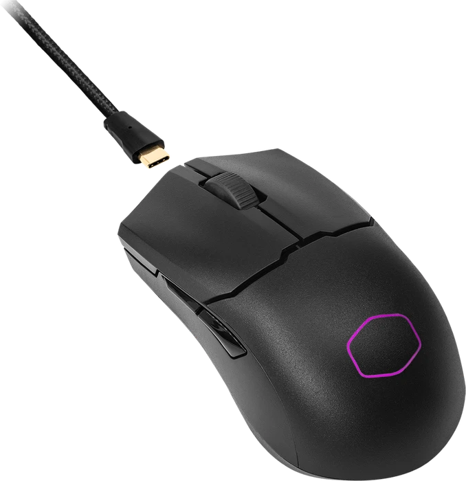 Cooler Master MasterMouse MM712 Gaming Maus schwarz, USB/Bluetooth