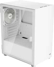 AeroCool CS-111 [V1] White, Glasfenster