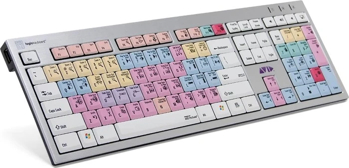 LogicKeyboard Avid Pro Tools PC Slim Line, USB, DE