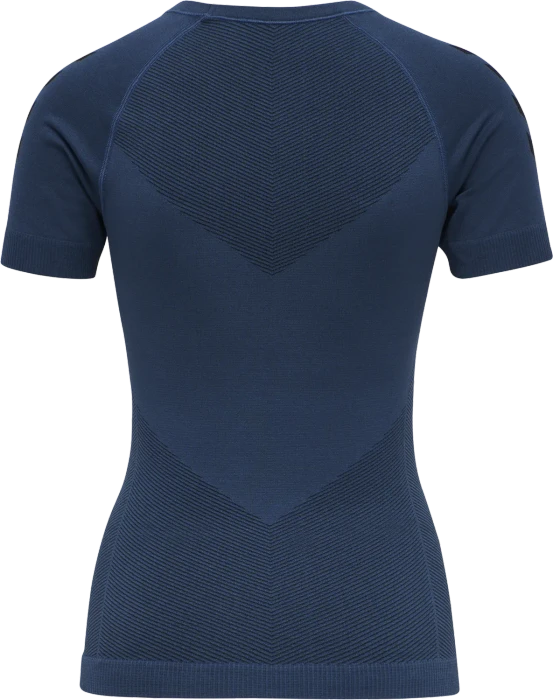 hummel Seamless Jersey Funktionsshirt kurzarm dark denim (Damen)