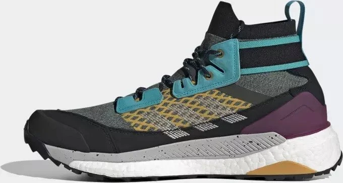 adidas Terrex Free Hiker legend earth/grey two/signal cyan (Herren)