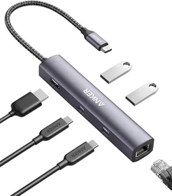 Anker PowerExpand 6-in-1, USB-C 3.0 [Stecker] (A83650A1)