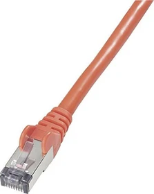 goobay Patchkabel, Cat6, S/FTP, RJ-45/RJ-45, 15m, rot