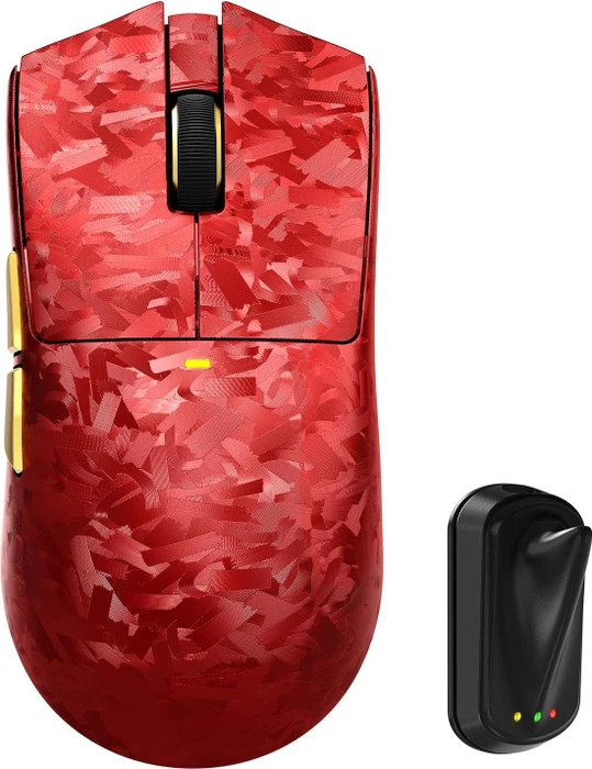 Attack Shark X11 Ultra Carbon Fiber 8KHz Wireless, Forged Red, USB/Bluetooth