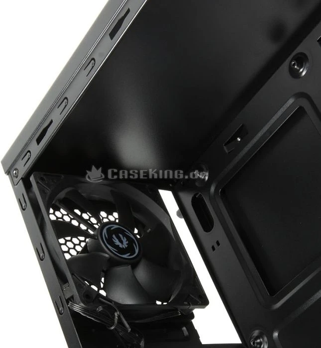 BitFenix Neos schwarz/silber, schallgedämmt
