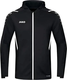 Jako Challenge Kapuzen Trainingsjacke schwarz/weiß (Junior)