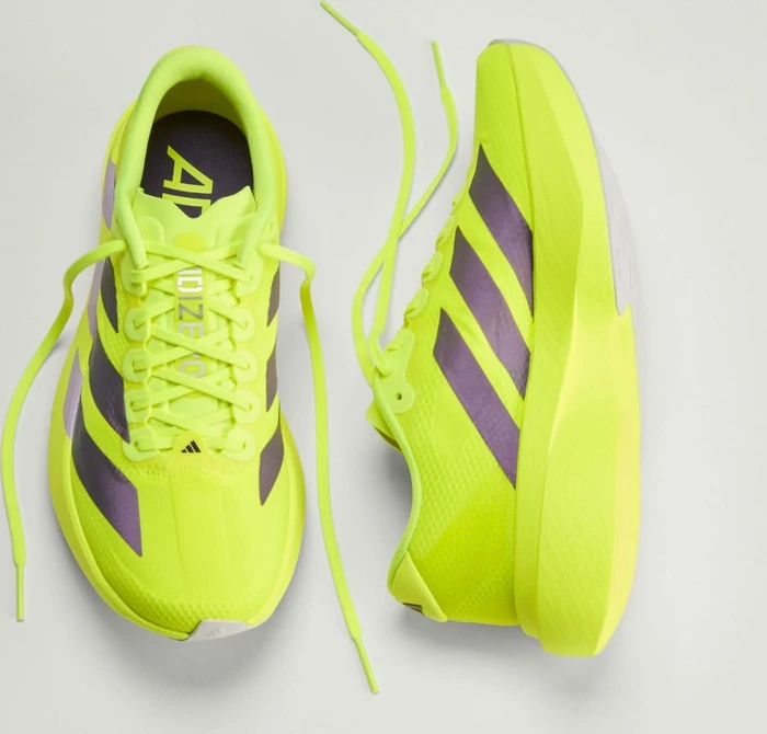 adidas Adizero Evo SL green/aurora plum/powder plum (Damen)