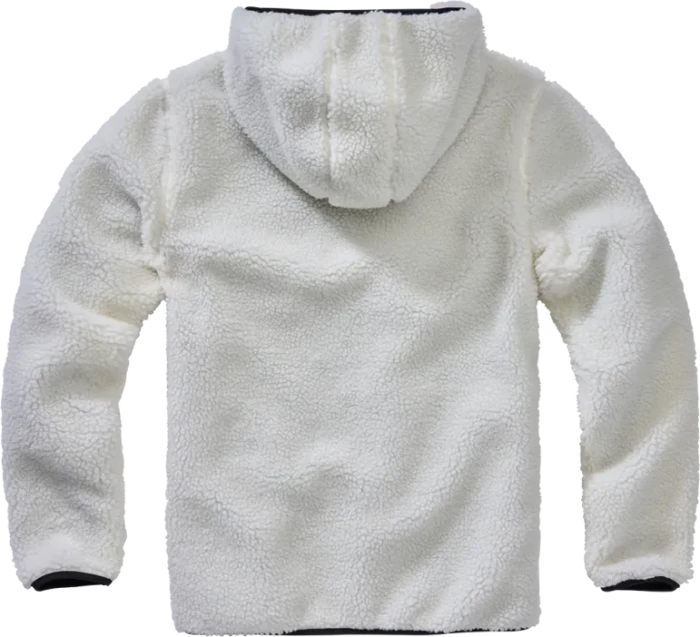 Brandit Teddyfleece Worker Hoodie weiß (Herren)