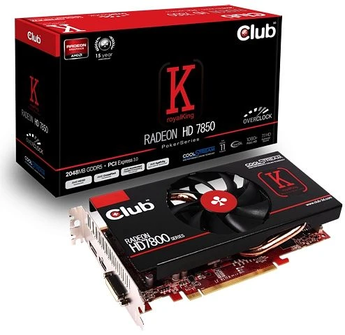 Club 3D Radeon HD 7850 royalKing, 2GB GDDR5, DVI, HDMI, 2x mDP