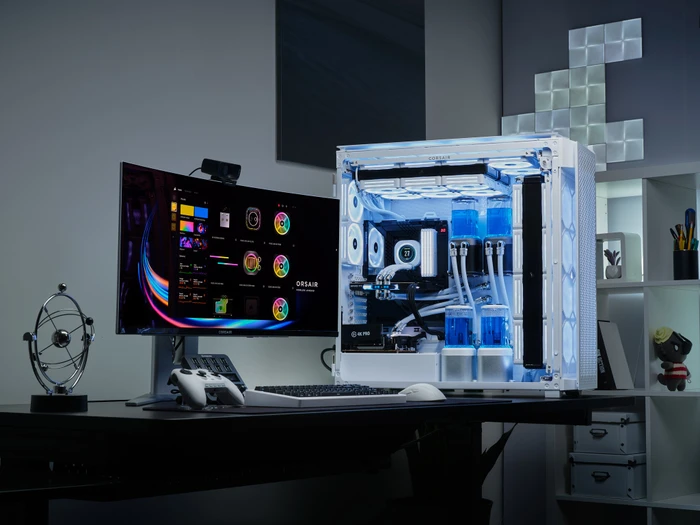 Corsair 9000D RGB Airflow White, Glasfenster