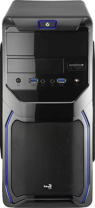 AeroCool QS-183 Advance schwarz, Lüfter LED blau