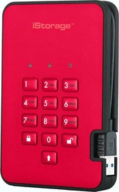 iStorage diskAshur2 256bit, rot,    4TB, USB-A 3.0