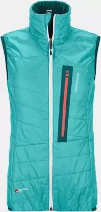 Ortovox Swisswool Piz Grisch Funktionsweste pacific green (Damen)