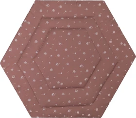 Fillikid Laufgittereinlage 6-Eck Jersey Pusteblume rosa