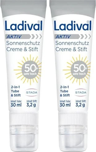Ladival Aktiv Sonnenschutz Creme & Stift LSF50+, 30ml