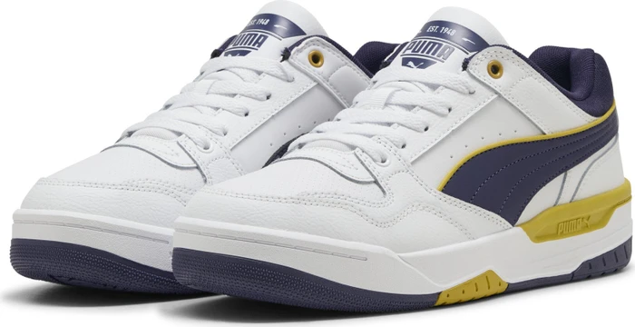 Puma Rebound Retro puma white/deep plum/dazzling yellow